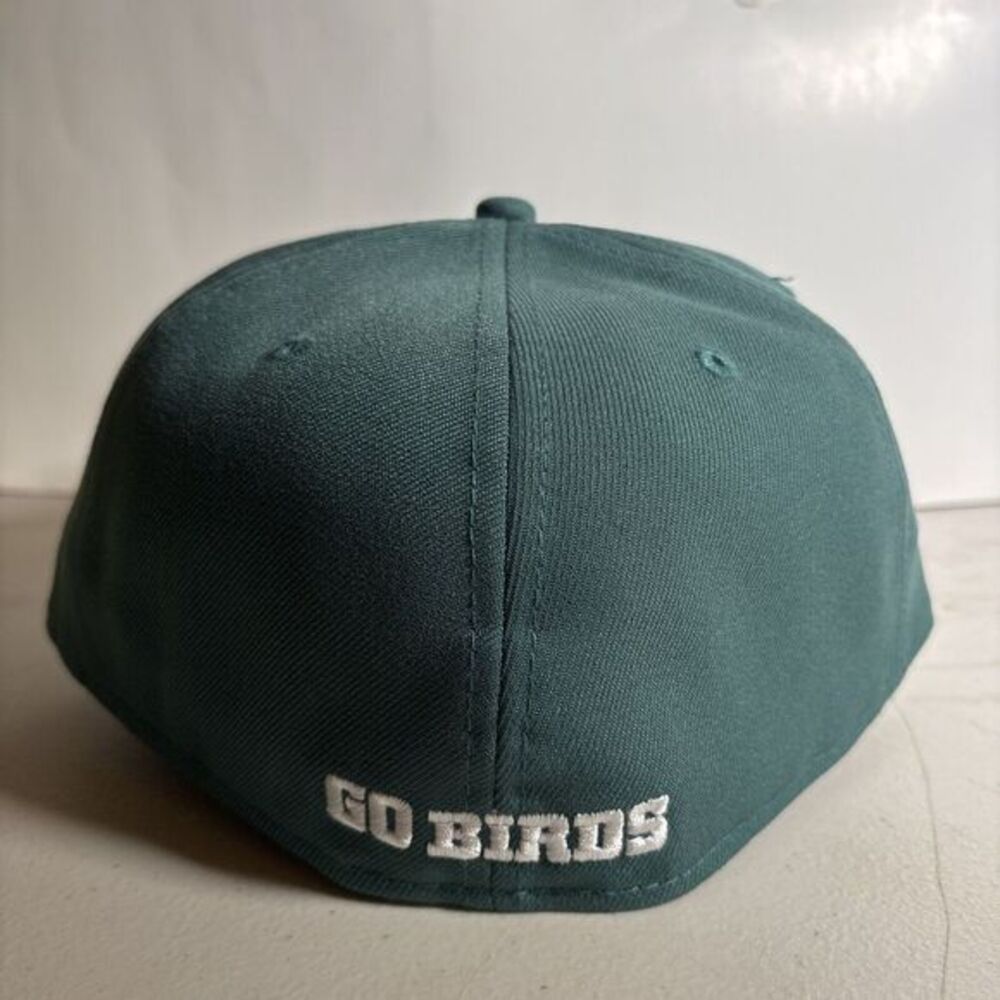 New Era 59Fifty Philadelphia Eagles JSP Green NFL Fitted Hat NEW 7 7/8 - Picture 3 of 7